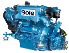 Solé Schiffsdiesel Mini 29 Mit Technodrive Wendegetriebe Tmc40l, R=2.60:1