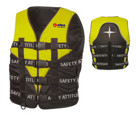 Allpa Rettungsweste Modell 'Racing' Größe Xl, >80kg, 80n