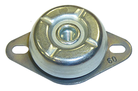 Allpa Equi-Frequency Motorlager, 50° Shore, Gewinde M8, Abm. 85x54x25mm, Max. 400n (Steifheit 90n/Mm)