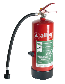 Allpa Ecocold Schaumlöscher 6l, Ø160mm, H=415mm (560mm Inkl. Griff) (Feuerklasse A+B+F)