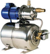 Allpa Druckwassersystem Inox 950, 230v/370w, 52l/Min (Bei 1,2bar), Niro Tank 24l