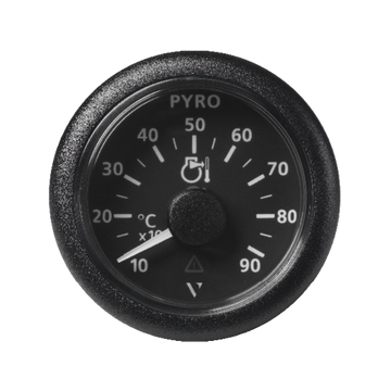 VDO Veratron VIEWLINE Pyrometer Anzeige 900°C / 1650°F, Ø 52 mm schwarz oder weiß