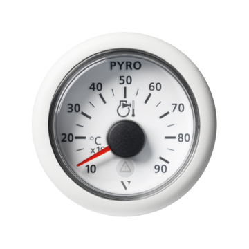 VDO Veratron VIEWLINE Pyrometer Anzeige 900°C / 1650°F, Ø 52 mm schwarz oder weiß