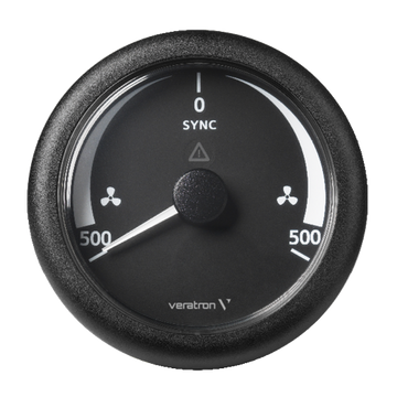 VDO Veratron VIEWLINE 85 mm Synchronisierer –500/+500 U/min, schwarz oder weiß