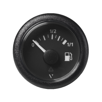 VDO Veratron VIEWLINE Kraftstofffüllstand Anzeige 0 – 1/1 90 – 4 Ω, Ø 52 mm schwarz