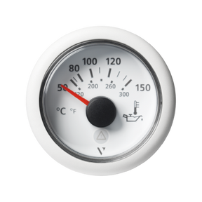VDO Veratron VIEWLINE Motoröltemperatur Anzeige 50 °C-150° C, Ø 52 mm schwarz oder weiß
