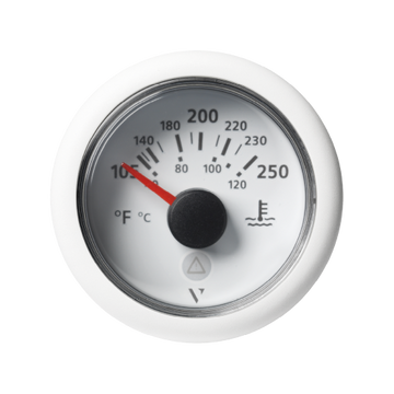 VDO Veratron VIEWLINE Kühlwassertemperatur Anzeige 105°F–250°F, Ø 52 mm schwarz oder weiß