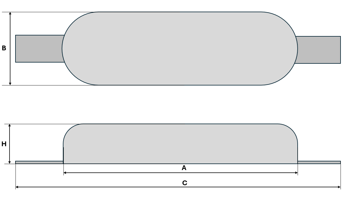 Allpa Magnesium Anode Mit Anschweißlaschen, 110x60x190x28mm (0,3kg)