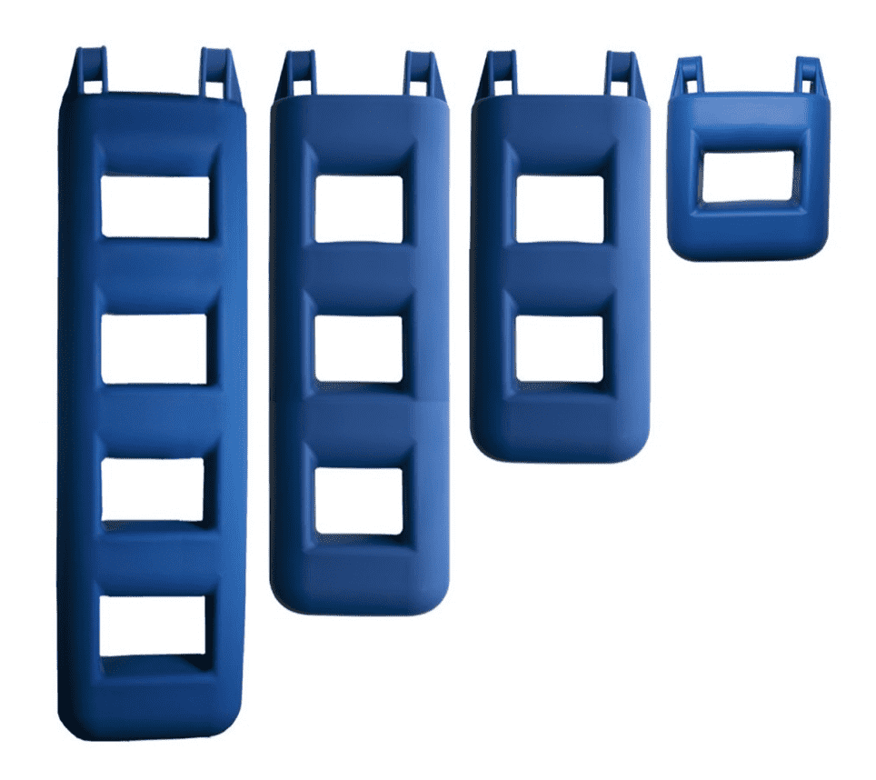 Plastimo Fenderleiter 1 bis 4-stufig, weiß