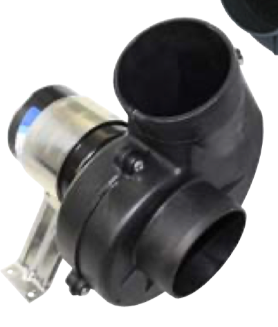 JABSCO Motorraum-Gebläse, flexible Montage 12V 4200L/min, für Schlauch 75mm