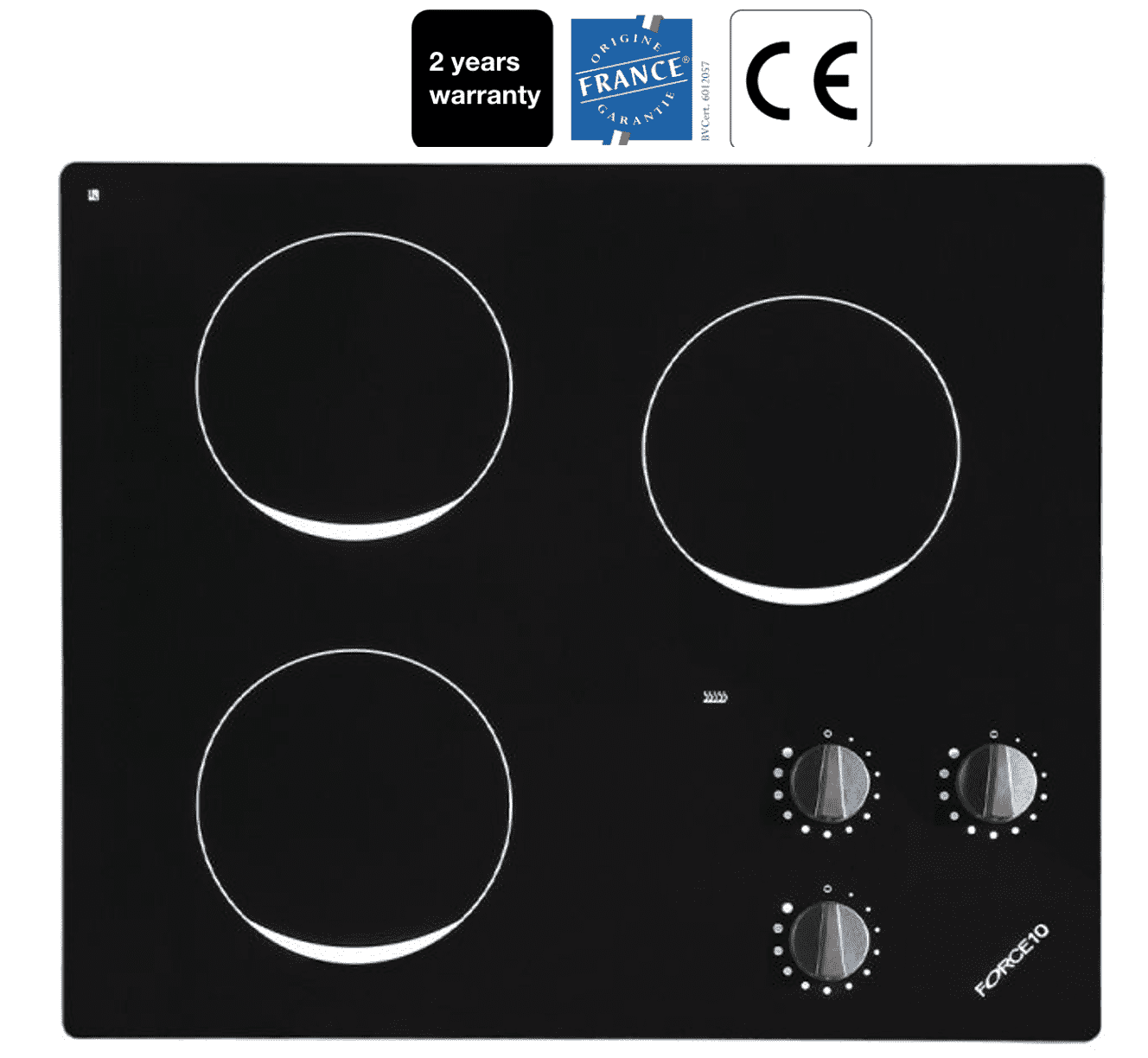 Eno Infinite 3 / 3 flammiges Einbau-Ceranfeld