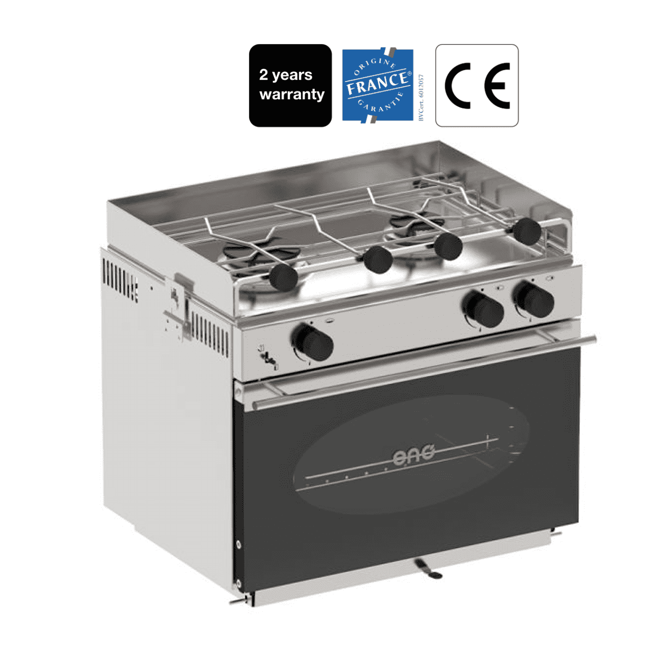 Eno Origin 2-flammiger Kocher mit Backofen