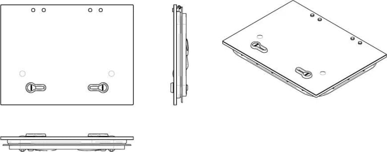 Vetus flächenbündige Luke, Typ FGH 527 x 397 mm