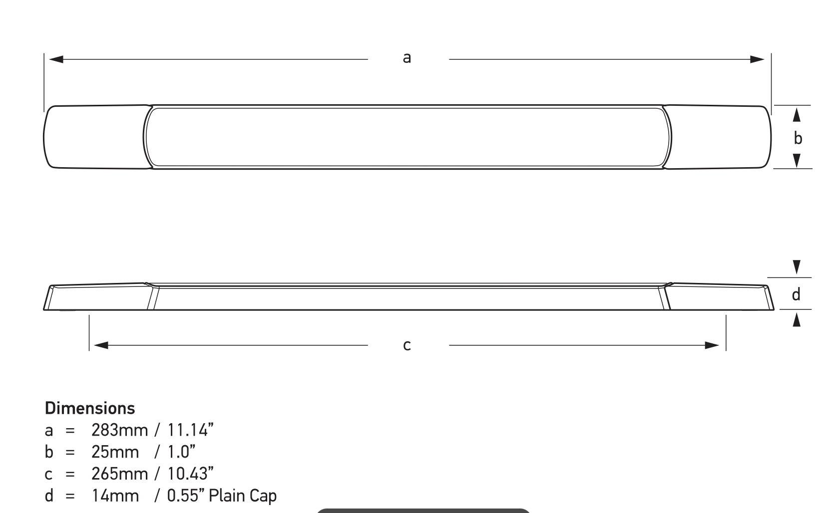 Hella LED Streifenleuchte 12V LED