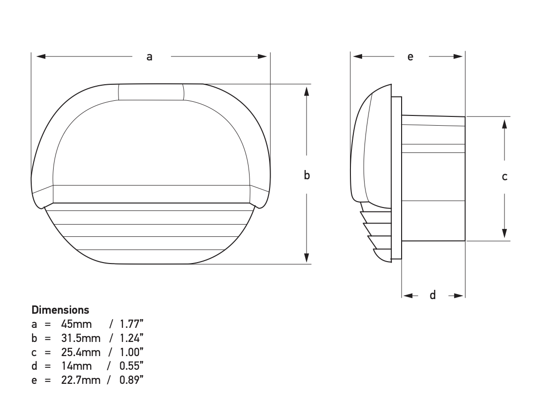 Hella LED-Stufenleuchte Weiß 12-24V