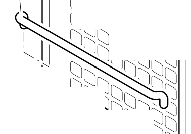 Isotherm Oberer Kühlschrankregalstange