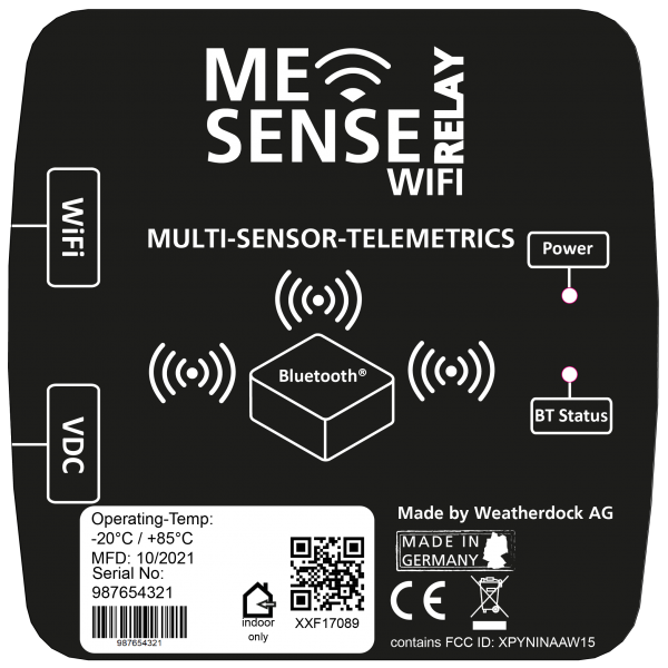 Weatherdock ME SENSE RELAY WiFi Schaltzentrale