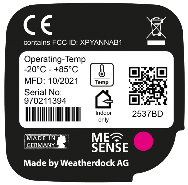 Weatherdock ME SENSE Temp Temperatursensor