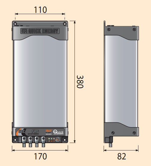QUICK Ladegerät NRG Medium SBC700 12 Volt, 60 Amp. oder SBC750 24 Volt, 30 Amp., 3 Ausgänge, Batterieladegerät