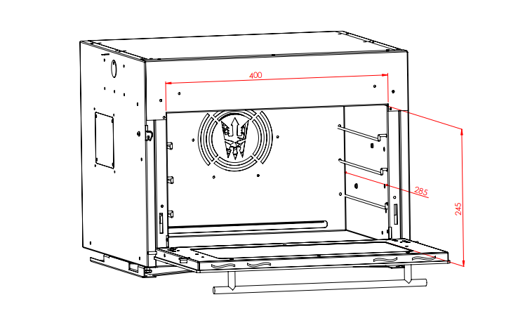 Wallas 76D Diesel-Backofen
