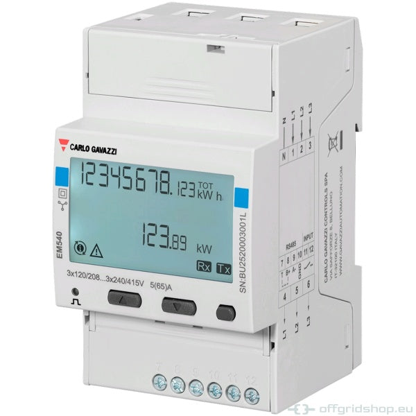 Victron Energy Energy Meter EM540 - 3-Phasen Sensor max 65A pro Phase