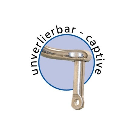 WICHARD-Schäkel geschmiedet D-Form KURZ 4-12 mm