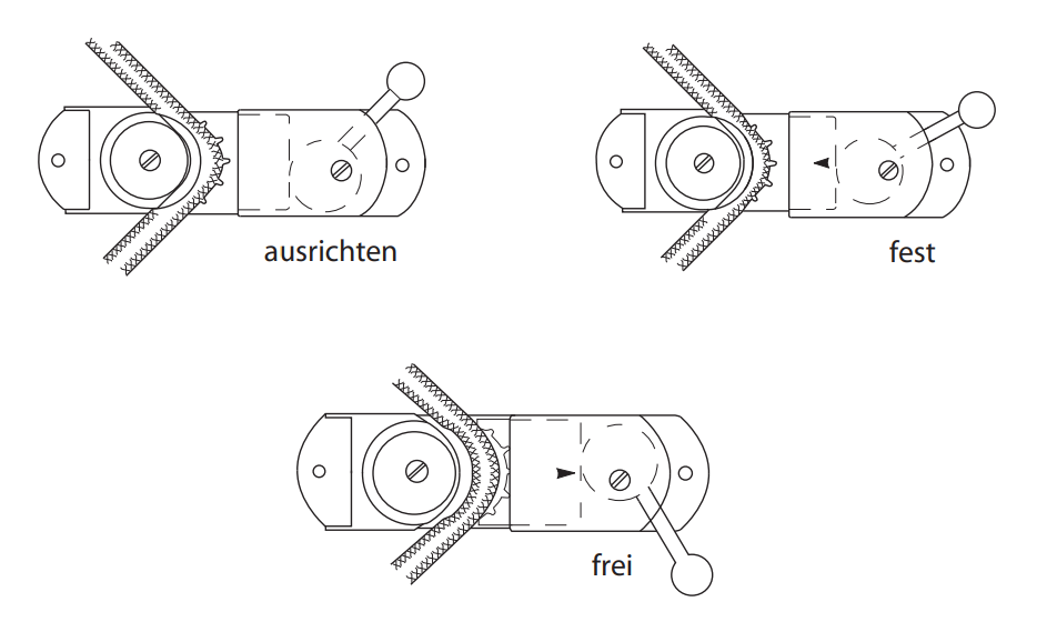 SEA SURE Pinnenarretierung Tiller Lock