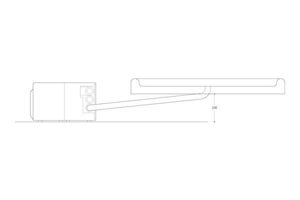 Tecma 'Sanisplit NK3' 12V DC Hebeanlage