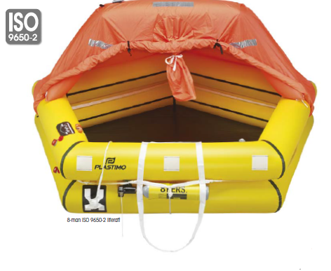 PLASTIMO Coastel ISO. Rettungsinsel, 4 Pers., Con.