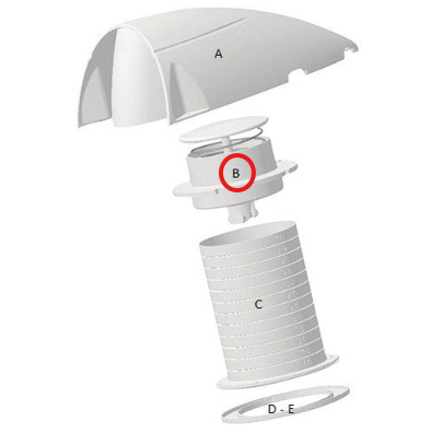 PLASTIMO Absperrventil für Doradebox