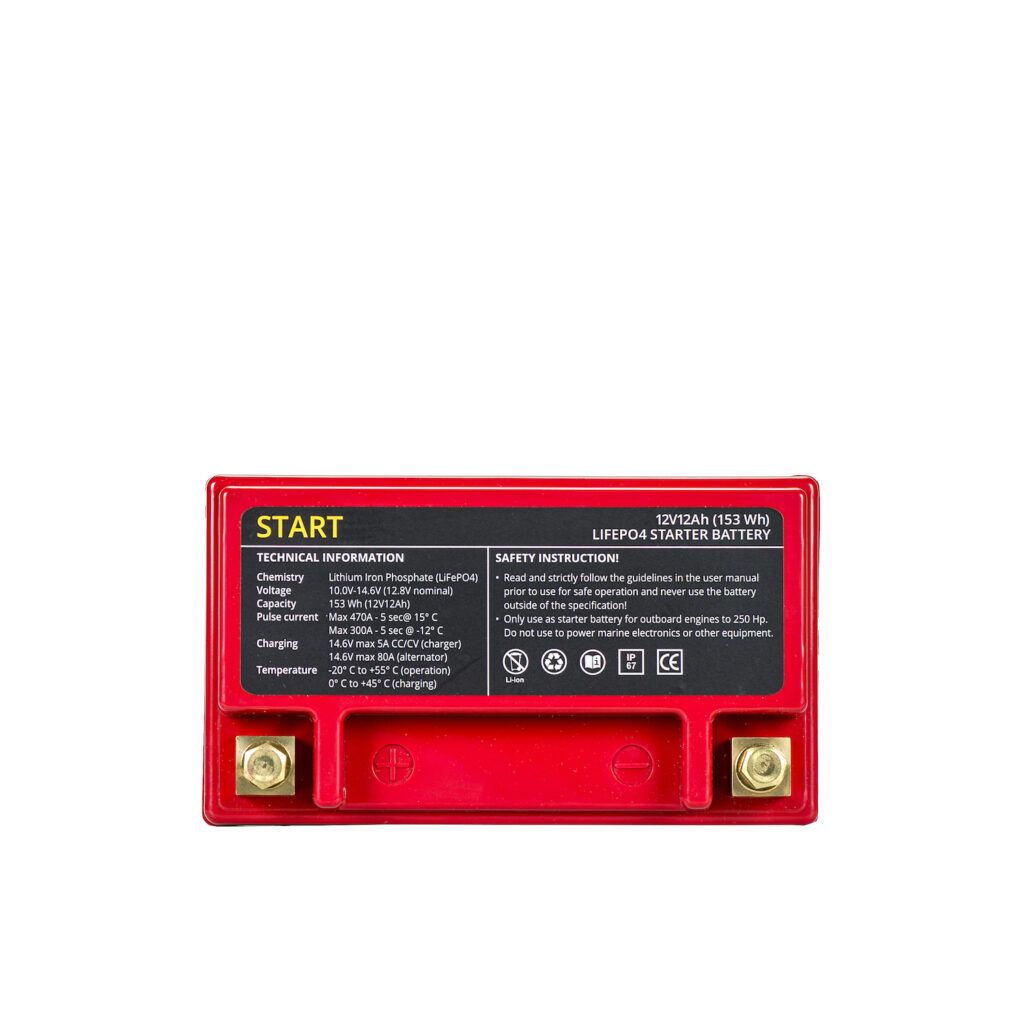 Rebelcell Start Lithium Akku (153 Wh) Starterbatterie