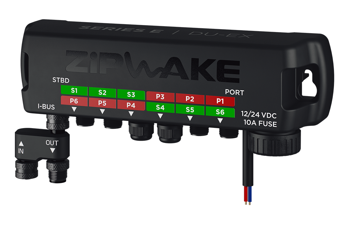 Zipwake Distribution Unit Serie S & E PRO WITH POWER CABLE 4 M