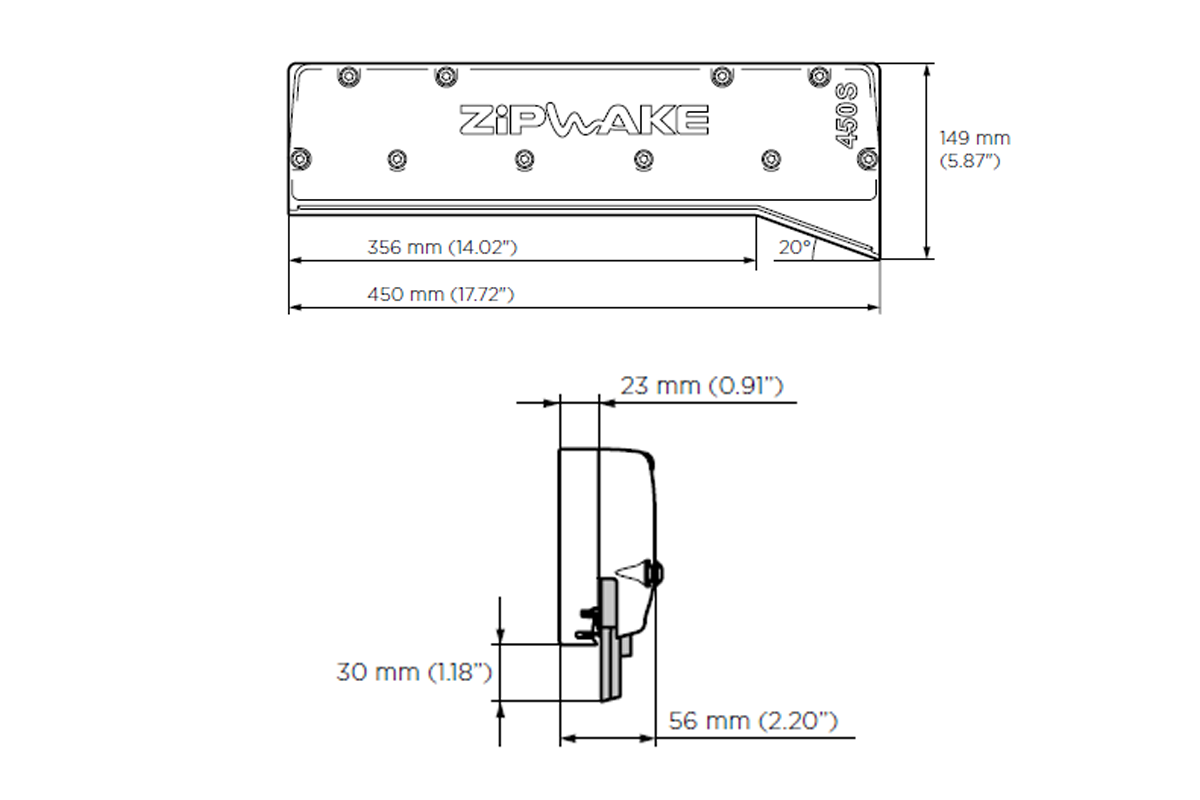 Zipwake Interceptor Serie S -IT450-S PRO CHINE STBD