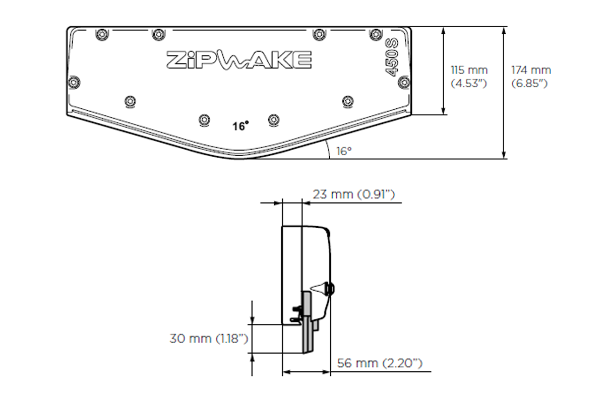 Zipwake Interceptor Serie S -IT450-S PRO V16