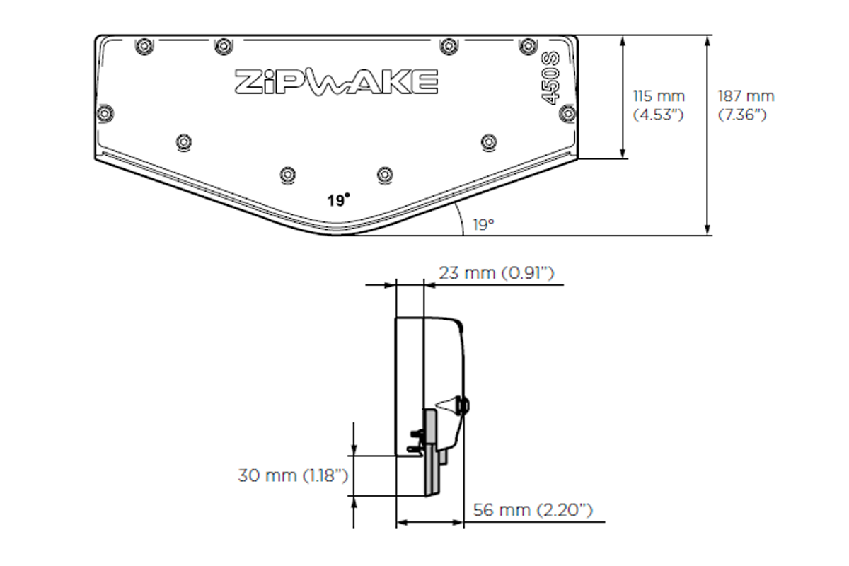 Zipwake Interceptor Serie S -IT450-S PRO V19