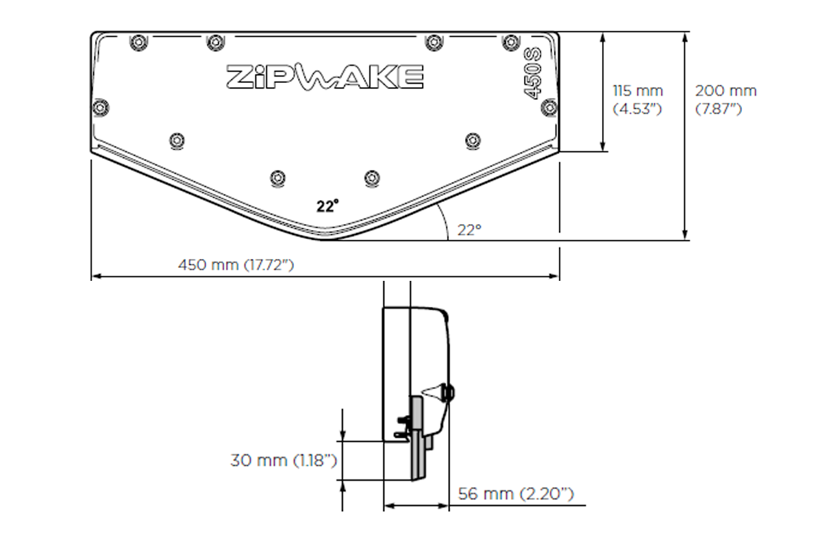 Zipwake Interceptor Serie S -IT450-S PRO V22