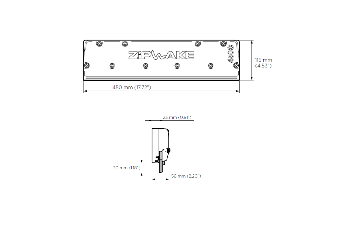 Zipwake Interceptor Serie S - IT450-S Straight