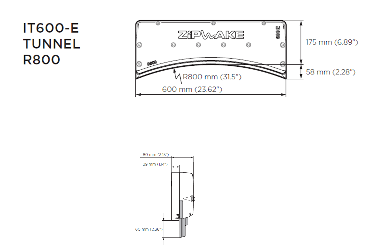Zipwake Interceptor 600 E CHINE PORT