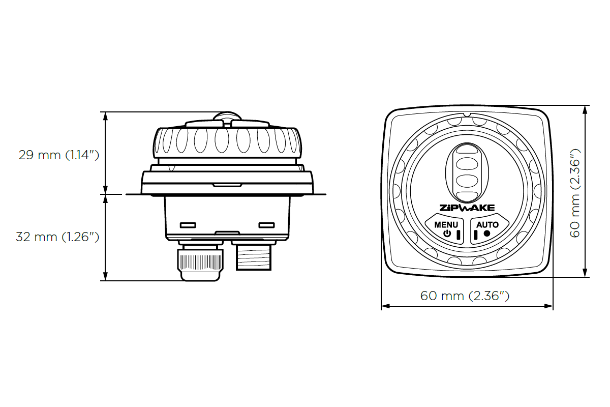 Zipwake Mini Controller MC