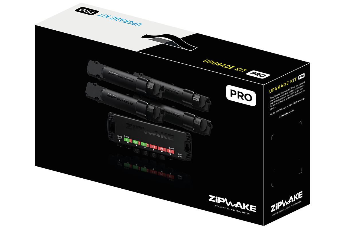 Zipwake Upgrade Kit E PRO mit einem DU PRO und vier SU-E Pro