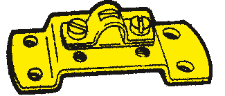 Allpa Halterung Mit Montierter Kabelklemme (A314) Für Kabel Cc230, Cc330 & Ccx633