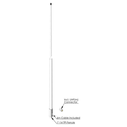 ACA CB6, CB Antenne mit 6 m Kabel