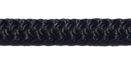 Allpa Allcord-16, 16-Fach Geflochtenes Polyester, Ø10mm, Schwarz, Haspel 200m