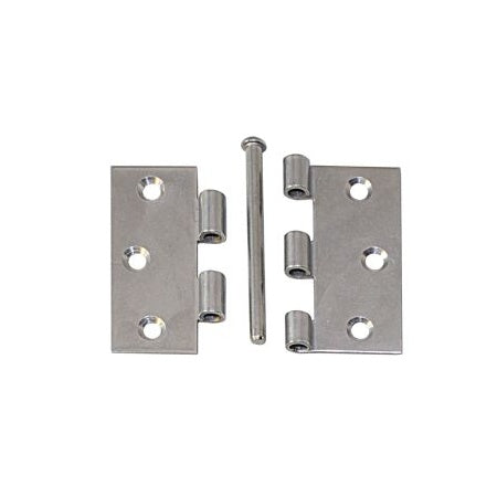 Scharnier, gestanzt, Stift lose A2 63x63x1,5mm