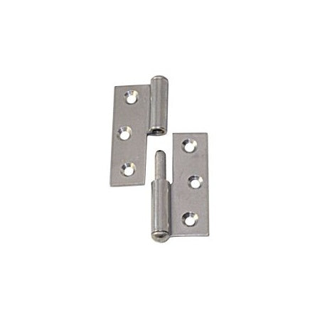 Türscharnier, gestanzt, aushebbar A2 40x50x1,5mm links/rechts
