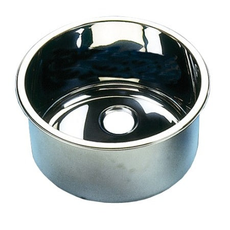 BARKA Waschbecken zylindrisch Edelstahl poliert 30x12,5-30x18mm