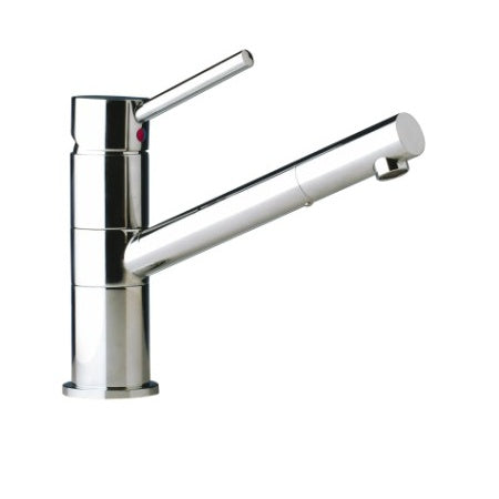 BARKA Einhebel-Mischbatterie, schwenk- und drehbar MsCr mit Gewinde 1/2' mit/ohne Schlauch