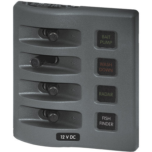 Blue Sea WeatherDeck® 12 V DC , 4 Positionen