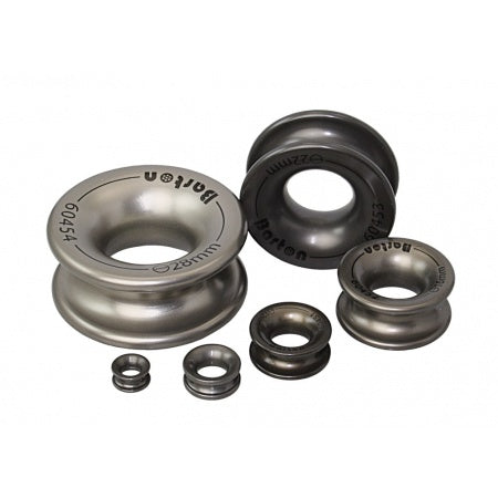 BARTON High Load Seil-Rundkausche Alu für Seil 3-16 mm, grau