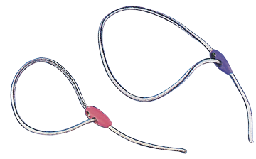Allpa Segelzeising Mit Kunststoff-Clip, L=800mm, Ø8mm